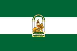 Flagge Andalusiens
