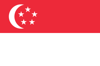Flagge Singapurs