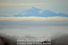 Spanien | Kanaren | Provinz Santa Cruz de Tenerife | La Palma | El Paso | Caldera de Taburiente | Roque de los Muchachos | Blickrichtung Teneriffa / Pico del Teide |